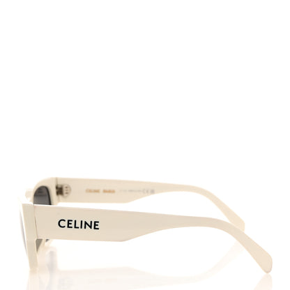 Celine Acetate Cat Eye Sunglasses CL 40197U White 3 of 7