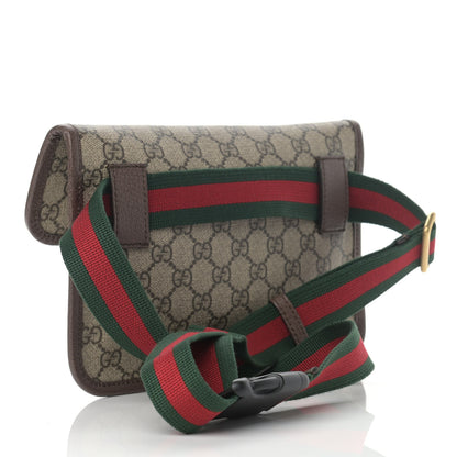 Gucci GG Supreme Monogram Neo Vintage Web Belt Bag Brown 3 of 10
