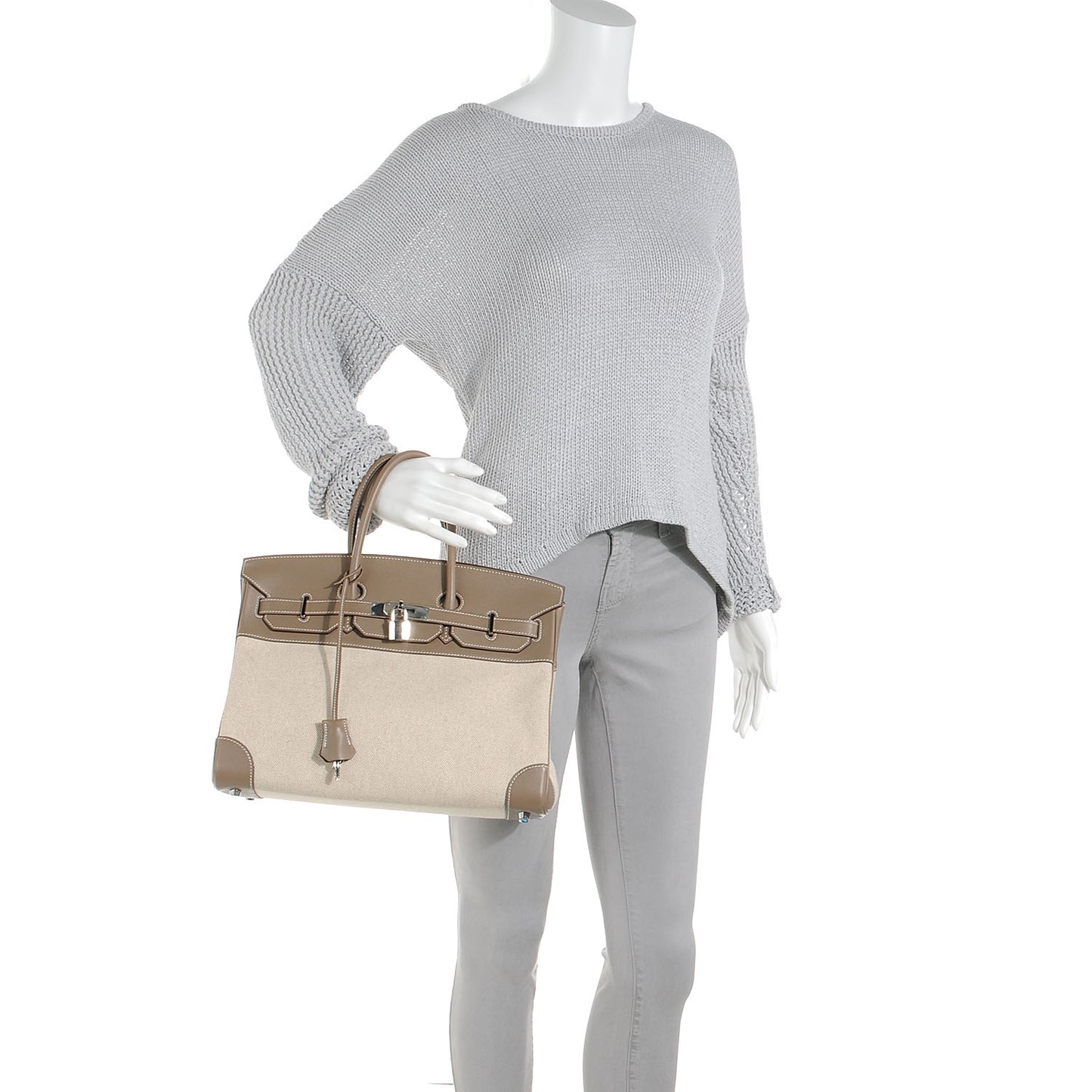 Toile Swift Birkin 35 Etoupe