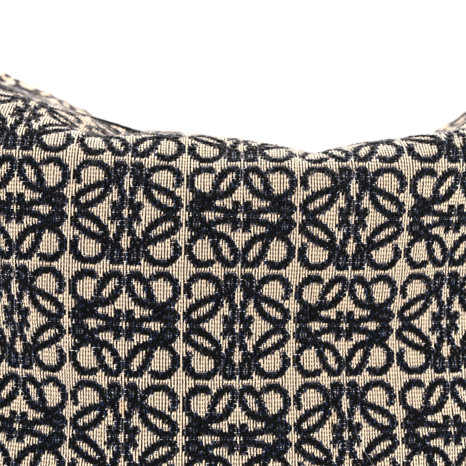 Loewe Jacquard Anagram Calfskin Small Cubi Bag Navy Black 8 of 10