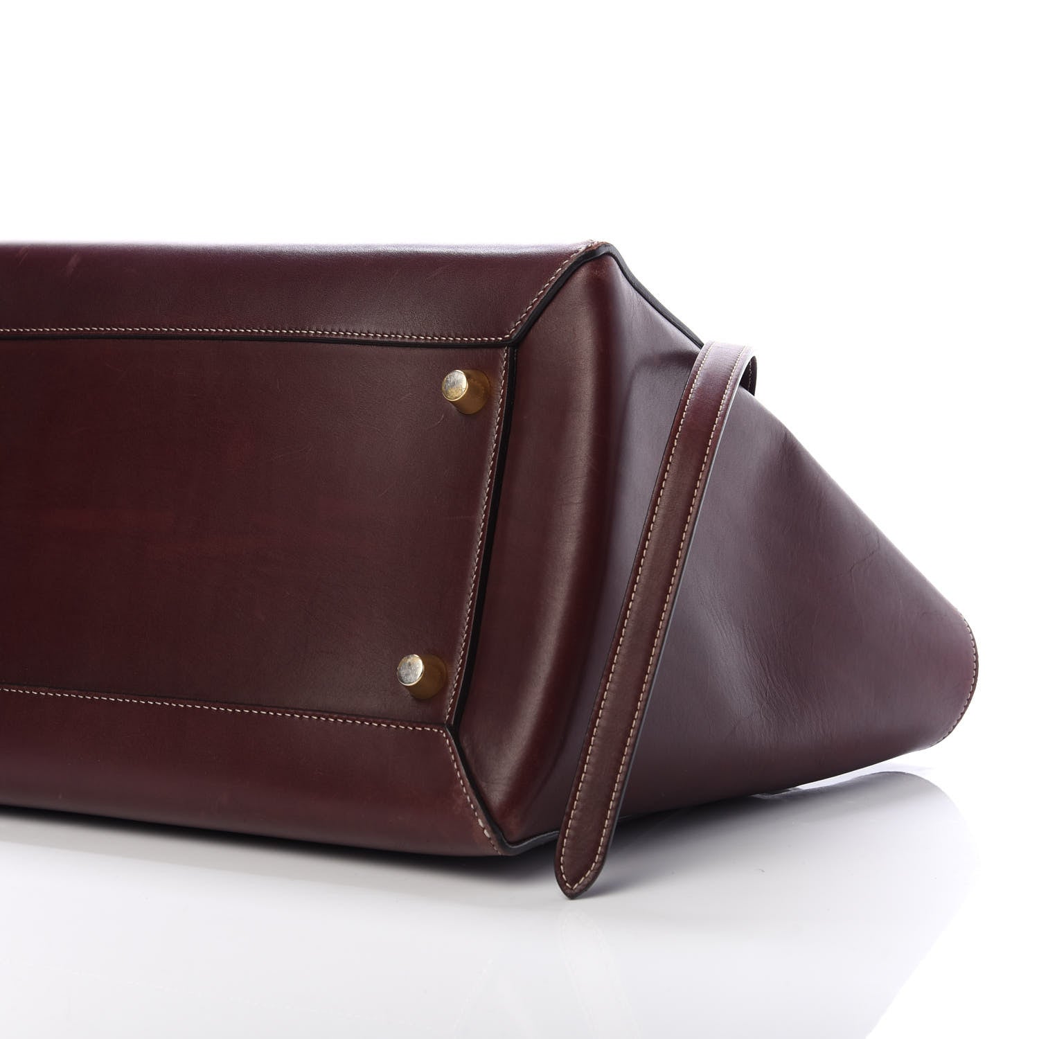 Celine Natural Calfskin Small Belt Bag Burgundy 8 of 14