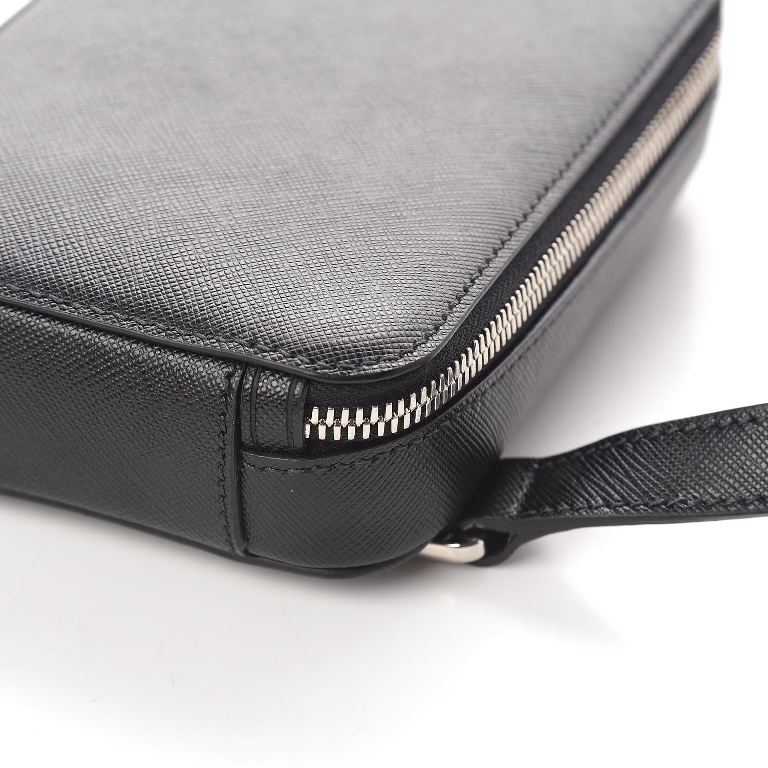 Prada Saffiano Harness Crossbody Bag Black 8 of 9
