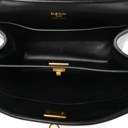 Balenciaga Natural Smooth Calfskin Mini Rodeo Top Handle Handbag Black 4 of 8