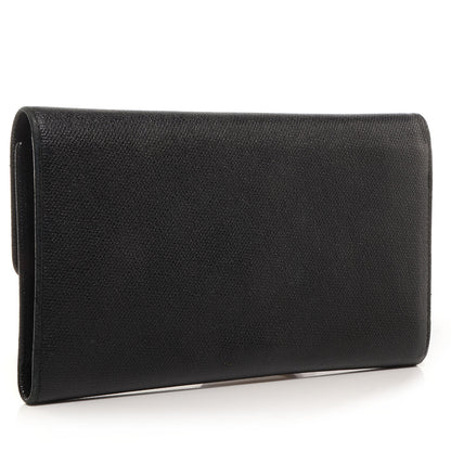 Chanel Calfskin Large Flap Wallet Black 3 of 8