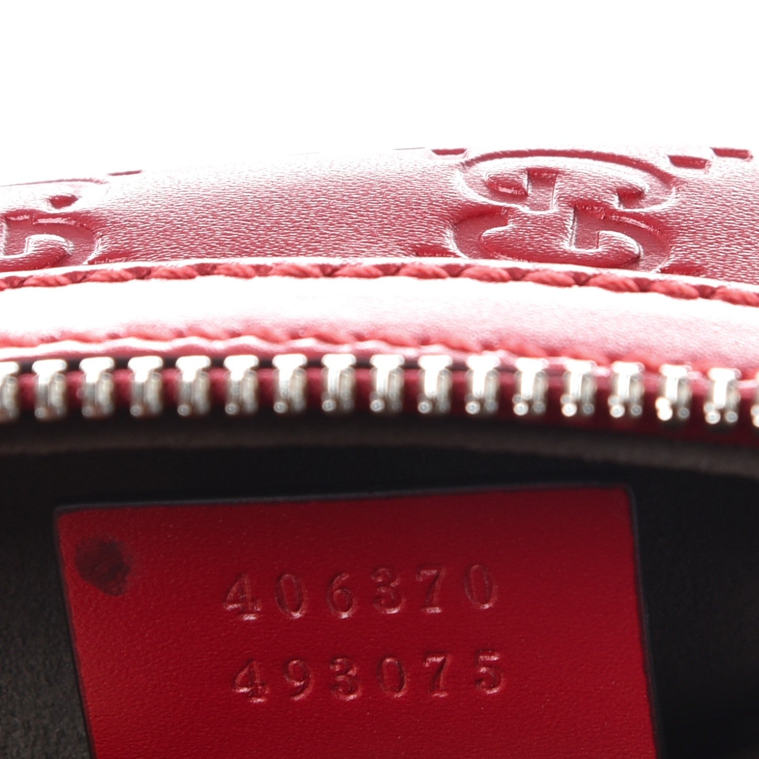 Gucci Guccissima Signature Day Backpack Hibiscus Red 7 of 9