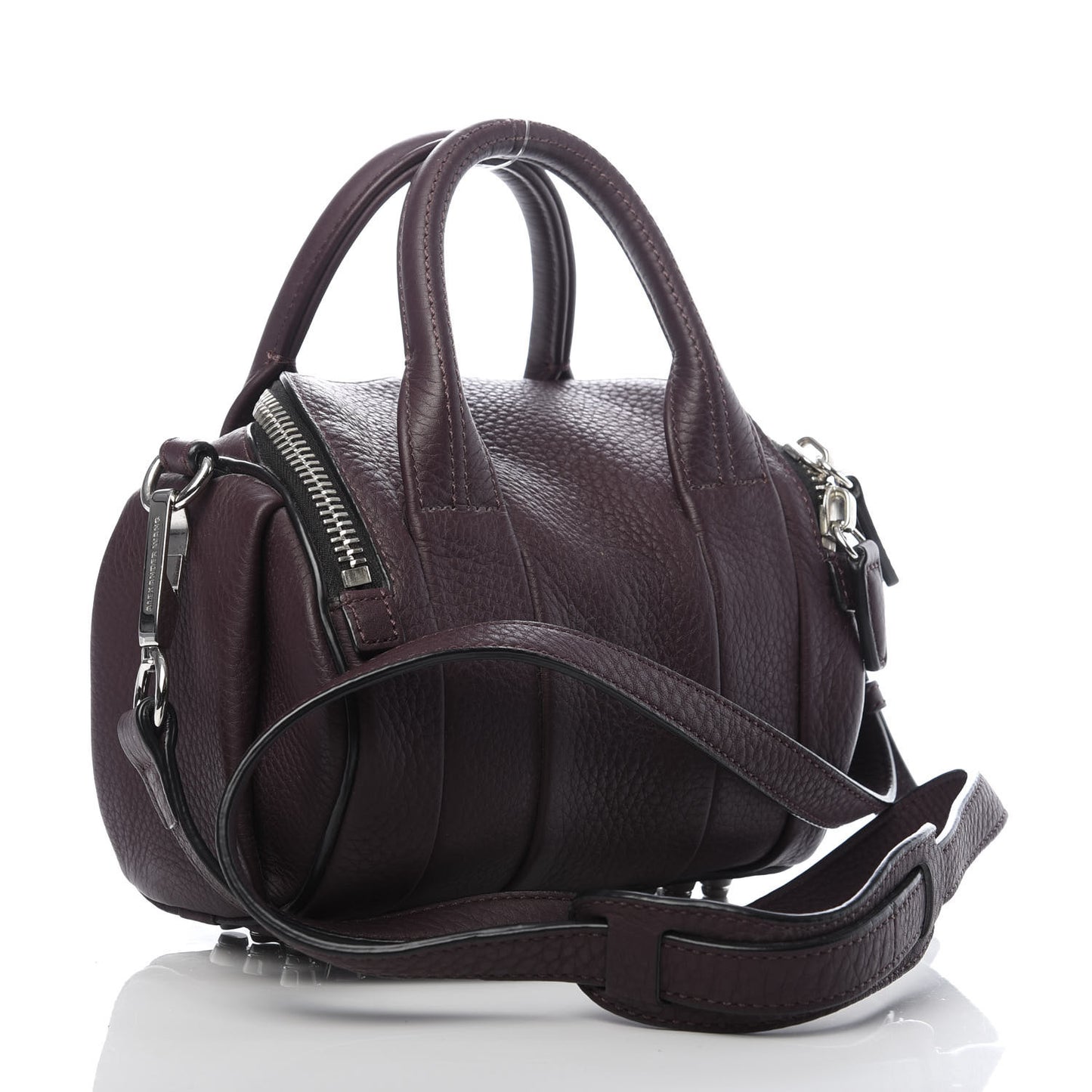 Pebbled Calfskin Mini Rockie Oxblood