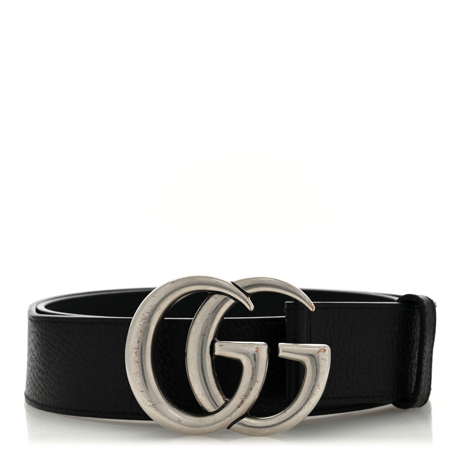 Gucci Textured Calfskin Double G 40mm Belt 90 36 Black 1 of 5