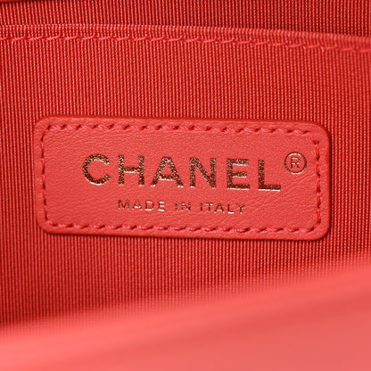 Chanel Calfskin Quilted Small Boy Flap Coral 6 of 11