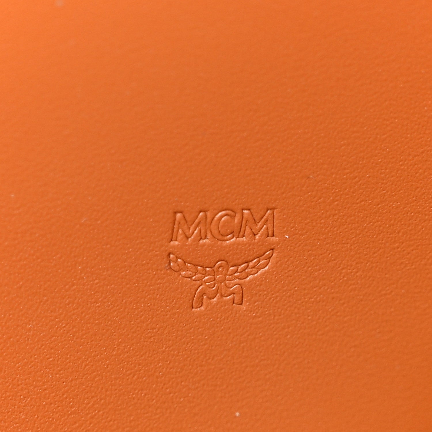MCM Visetos Large Zip Around Wallet Cognac 6 of 8