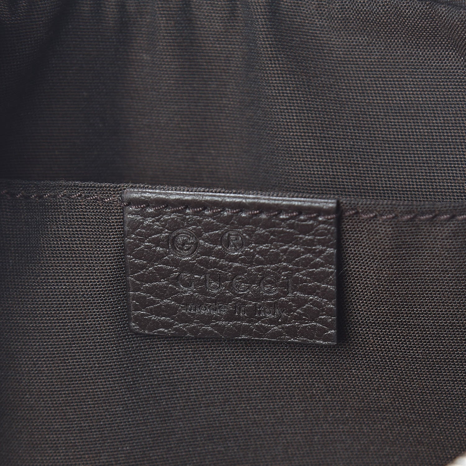 Gucci Monogram Belt Bag Dark Brown 6 of 10