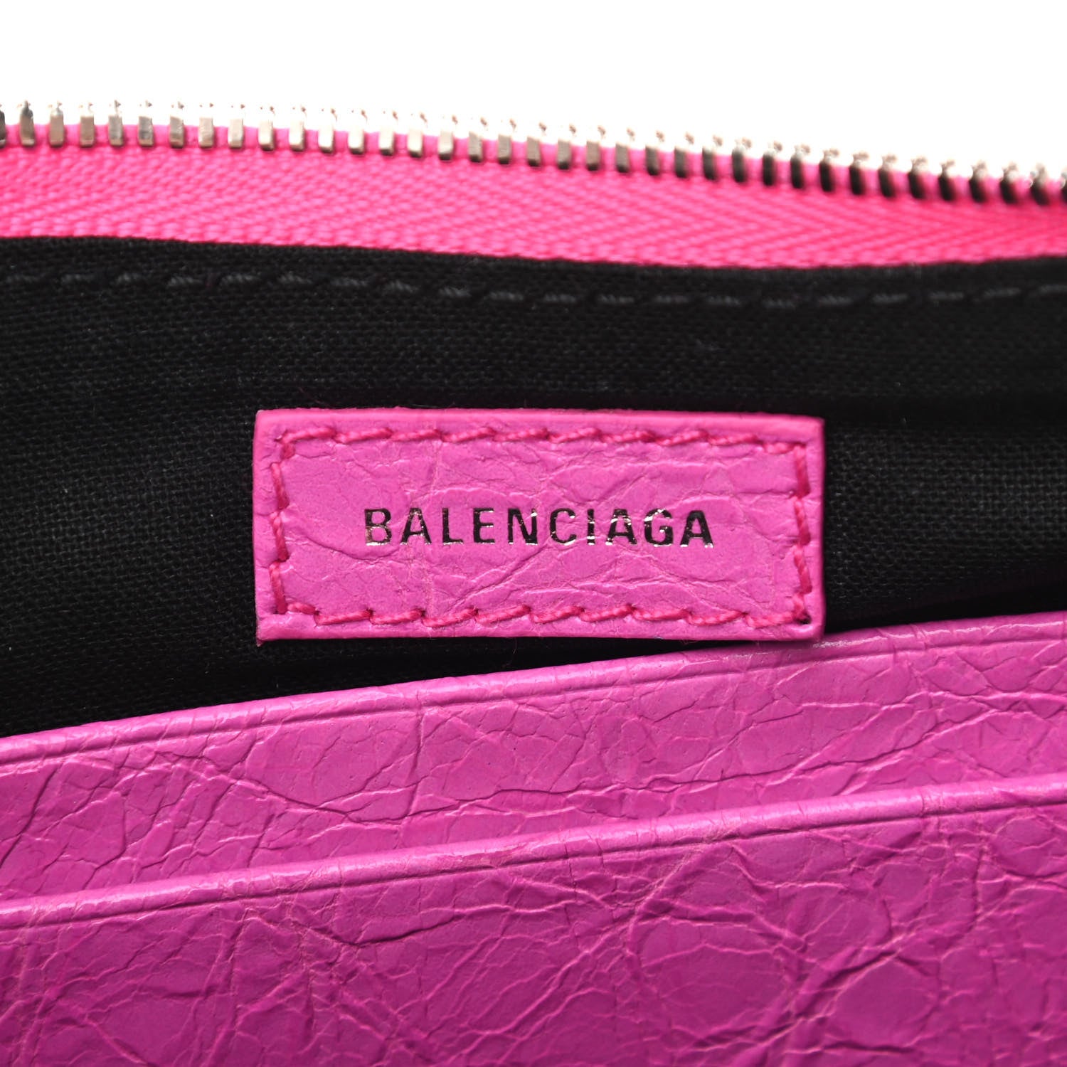 Balenciaga Agneau Arena Le Cagole Mini Purse With Chain Lipstick Pink 6 of 11