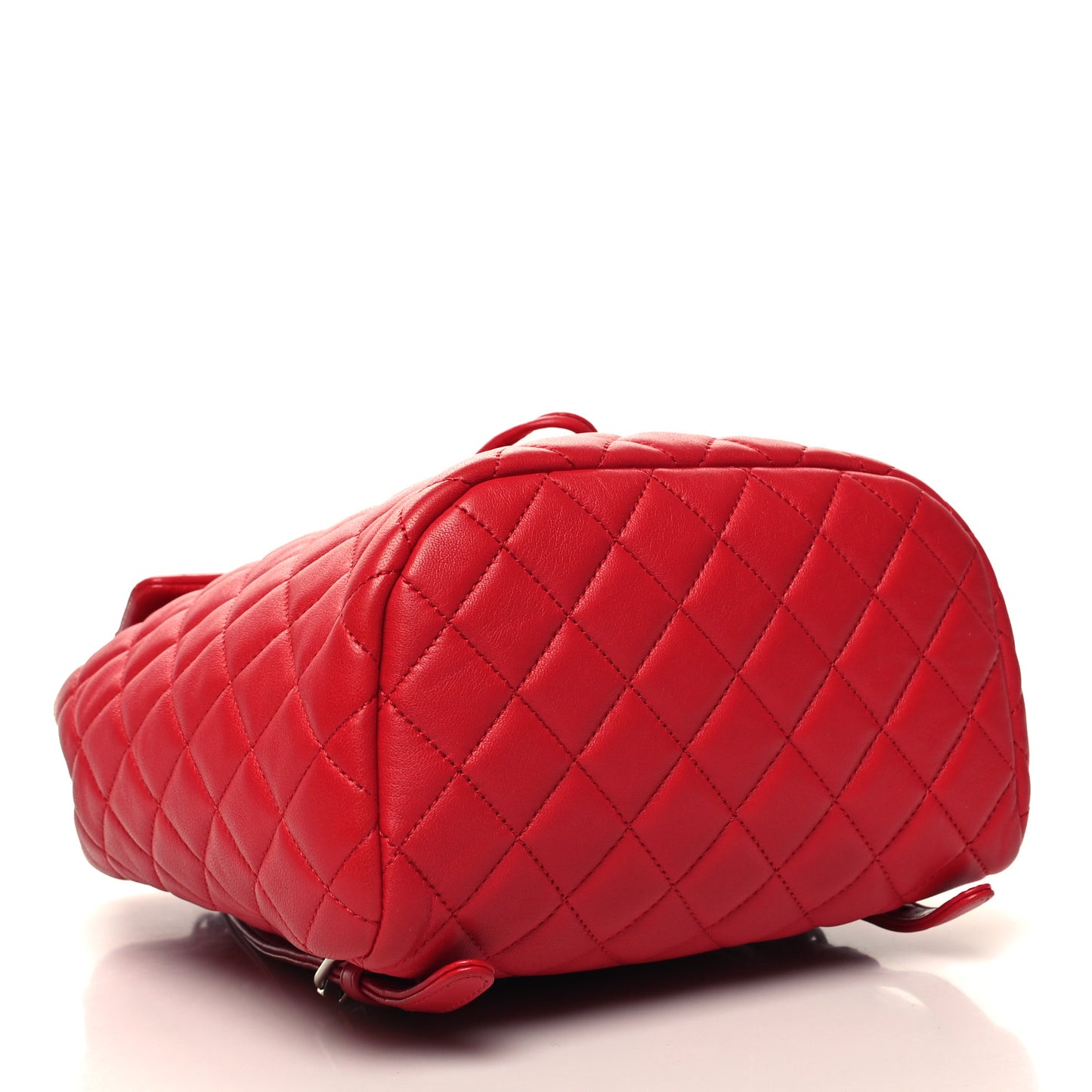 Lambskin Quilted Small Urban Spirit Backpack Red