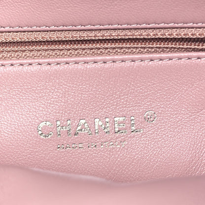 Chanel Sequin Tri-color Waterfall Backpack Pink Beige Grey 6 of 10