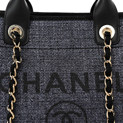 Chanel Lurex Boucle Medium Deauville Tote Black 8 of 11