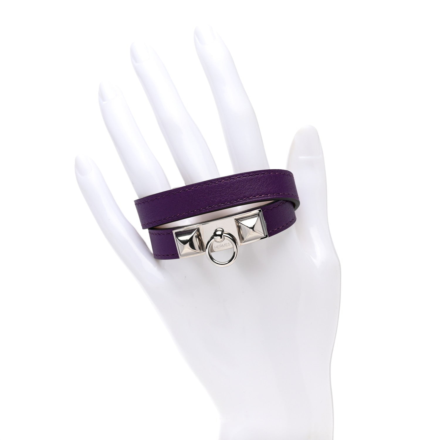 Hermes Swift Rivale Double Tour Bracelet XS Ultraviolet 2 of 6