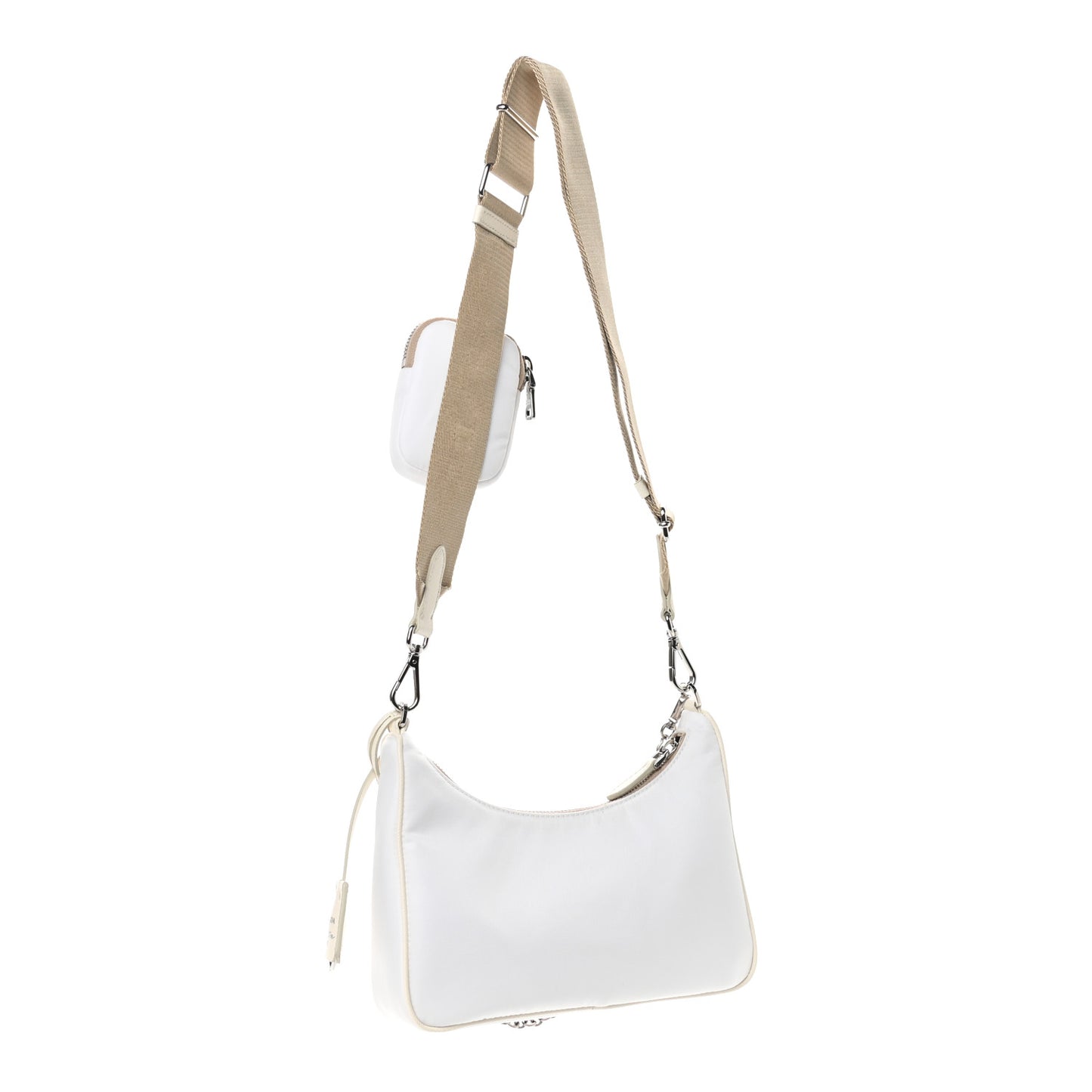 Saffiano Re-Edition 2005 Shoulder Bag White