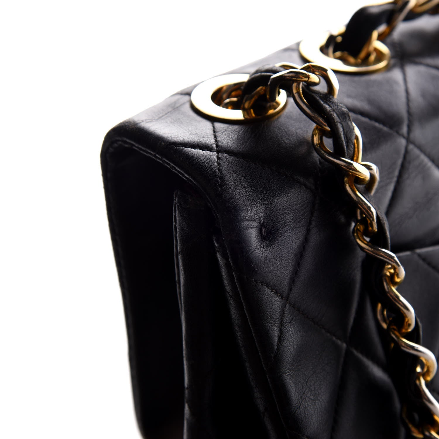 Chanel Lambskin Quilted XL Jumbo Single Flap Black 16 of 23