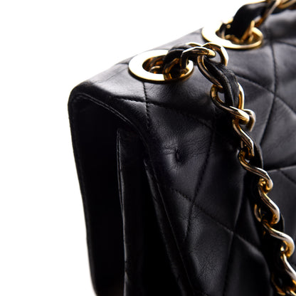 Chanel Lambskin Quilted XL Jumbo Single Flap Black 16 of 23