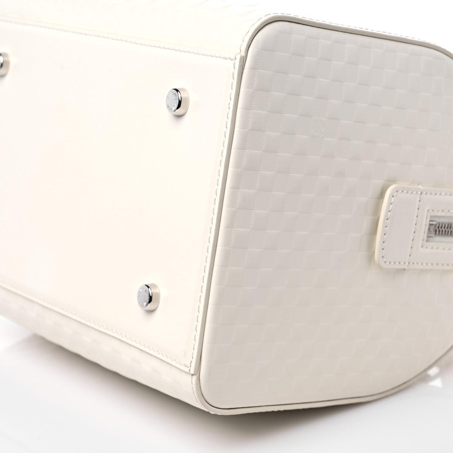 Damier Facette Speedy Cube MM Creme