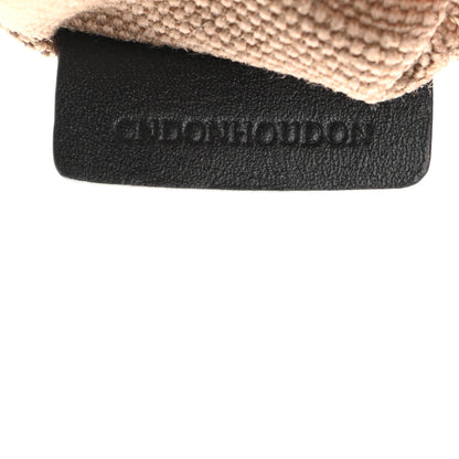 Burberry Canvas Mega Check Mini Ashby Tassel Crossbody Black 8 of 10