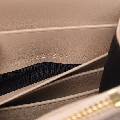 Saint Laurent Smooth Calfskin Classic Monogram Kate Tassel Chain Wallet Nude Powder 8 of 8