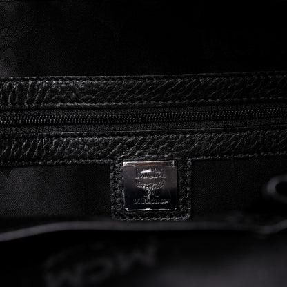 MCM Visetos Studded Stark Backpack Black 6 of 9