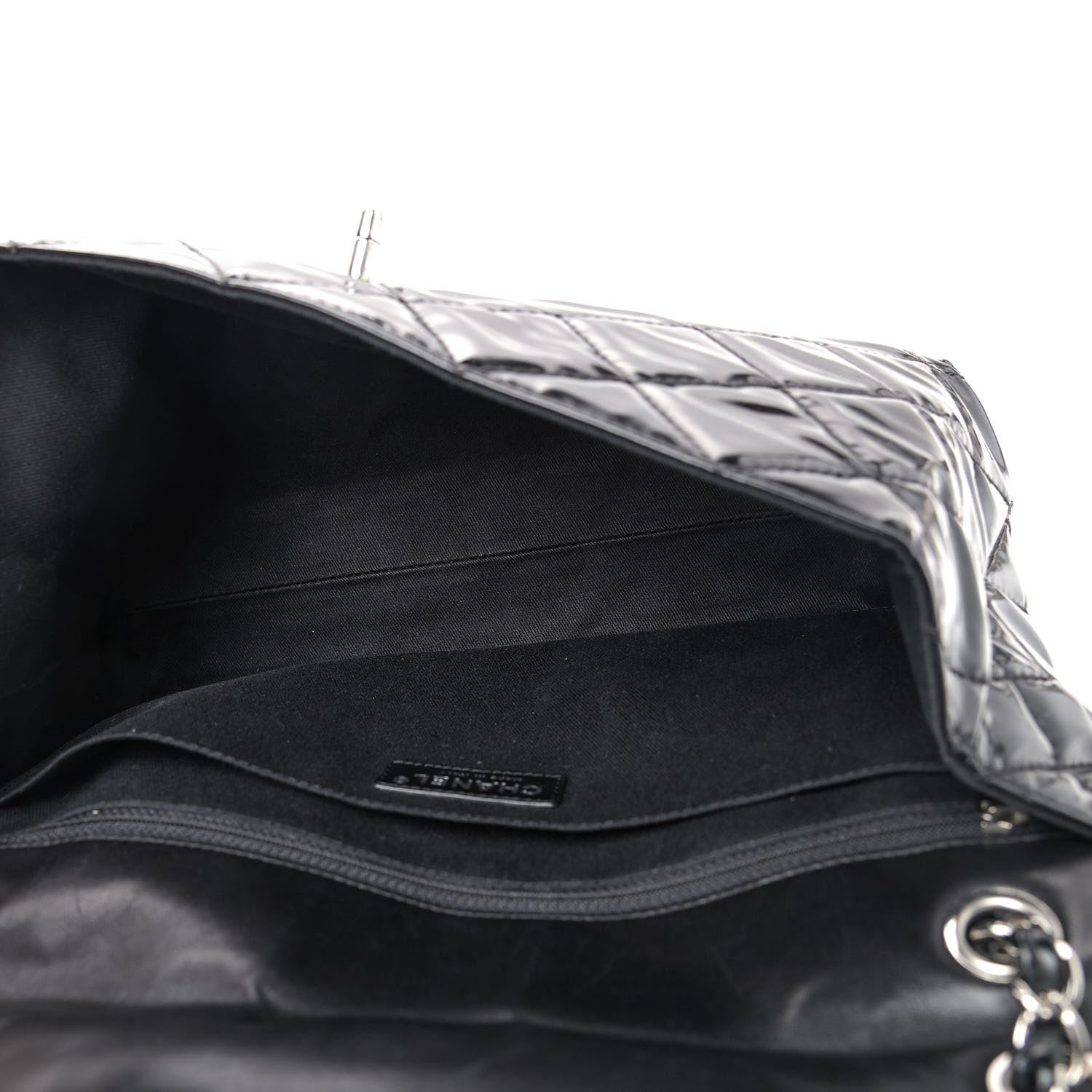 Chanel Vinyl Quilted In the Business Flap Bag Black 5 of 10