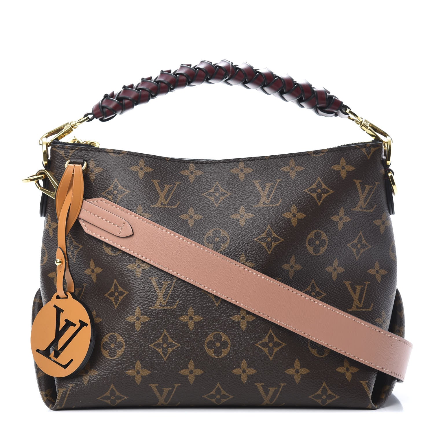 Louis Vuitton Monogram Beaubourg Hobo Mini Bordeaux Red Peach Safran Blue Jean Blue 1 of 13