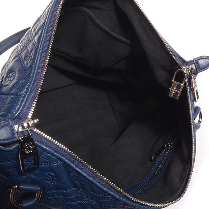 Louis Vuitton Lambskin Monogram Antheia Ixia MM Indigo 5 of 8