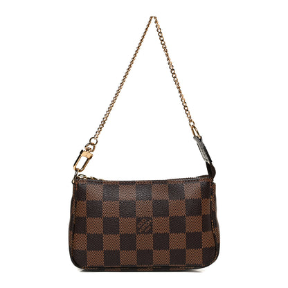 Louis Vuitton Damier Ebene Mini Pochette Accessories 1 of 11