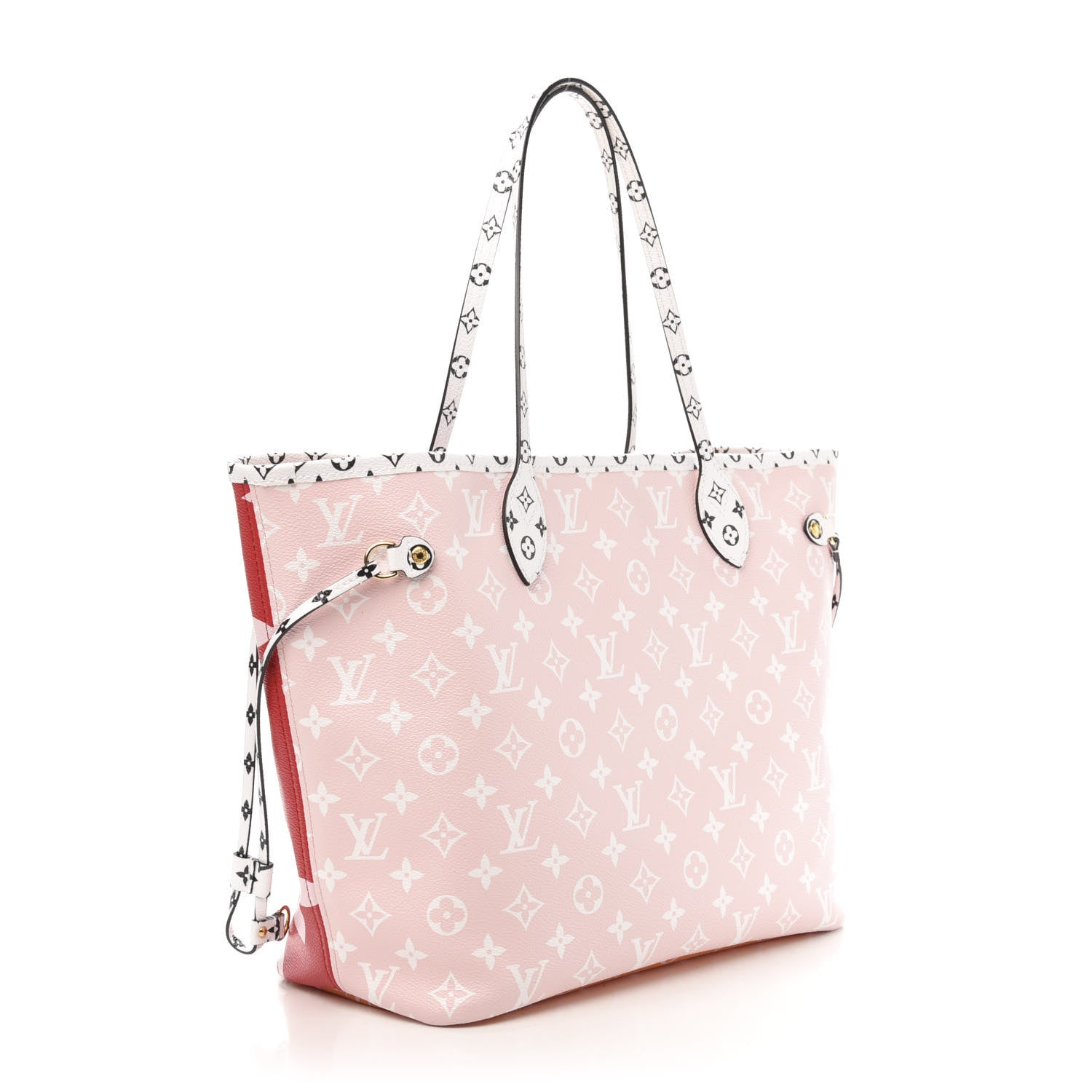 Louis Vuitton Monogram Giant Neverfull MM Rouge 3 of 10