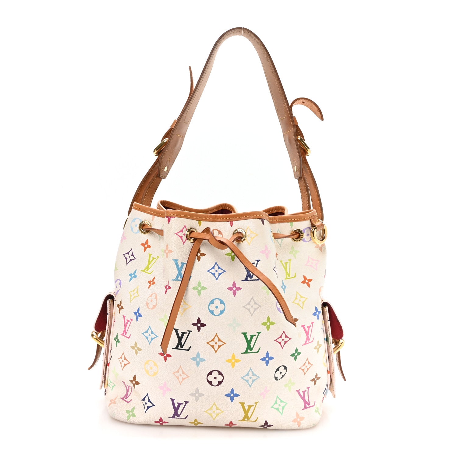 Louis Vuitton Monogram Multicolor Petit Noe White 1 of 10