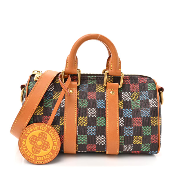 Louis Vuitton LV Vers Damier Ebene Keepall Bandouliere 25 1842460