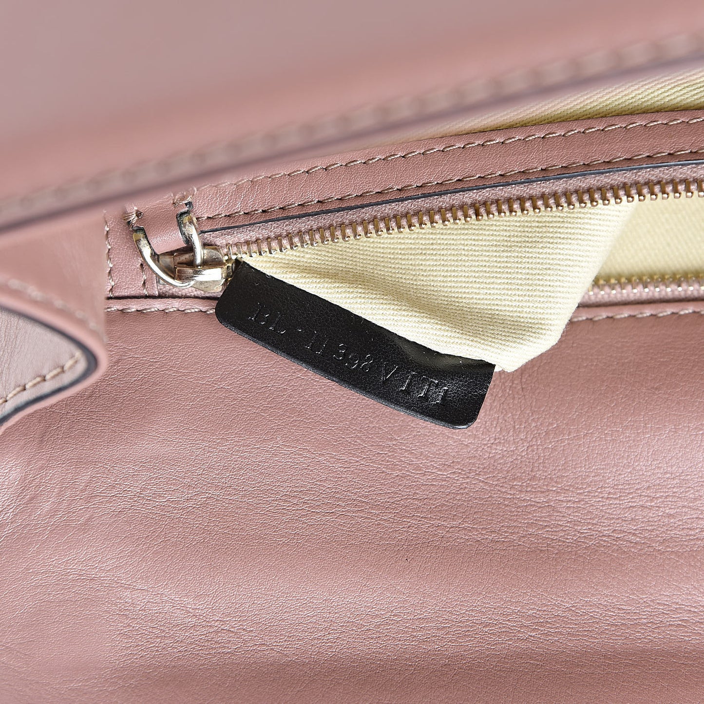 Vitello Medium Glam Lock Rockstud Flap Brownish