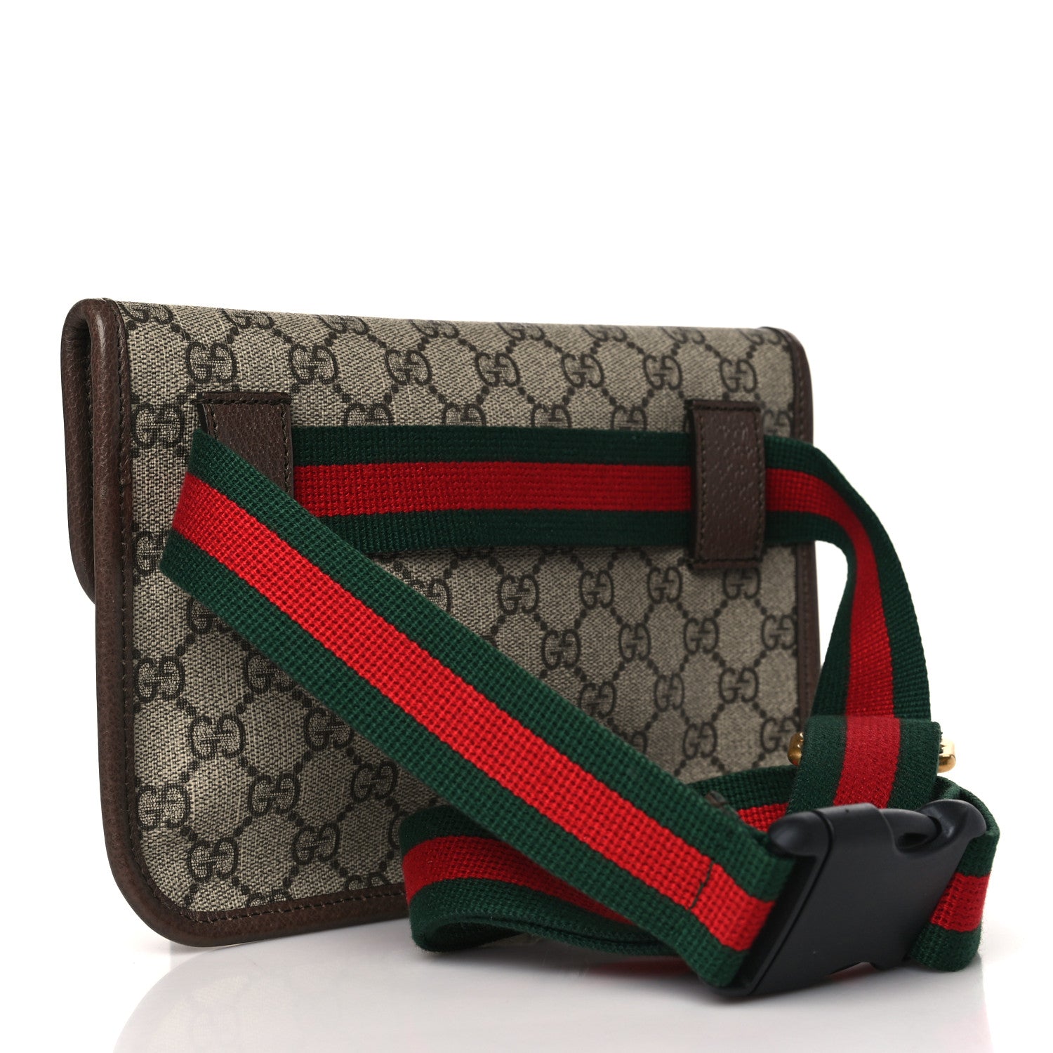 Gucci GG Supreme Monogram Neo Vintage Web Belt Bag Brown 3 of 9