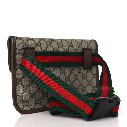 Gucci GG Supreme Monogram Neo Vintage Web Belt Bag Brown 3 of 9