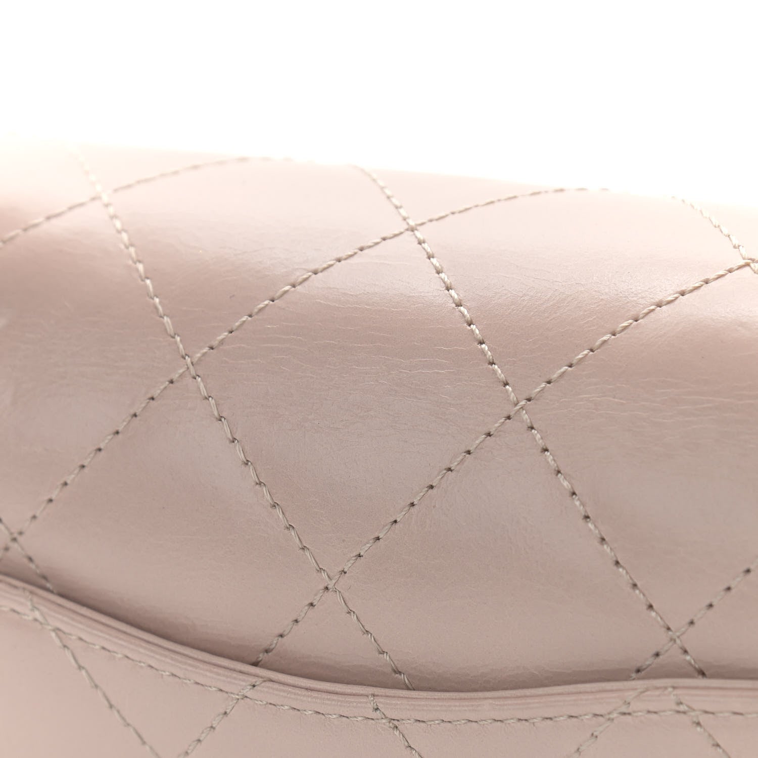 Chanel Glazed Calfskin Quilted Mini Straight Lined Flap Beige 10 of 16