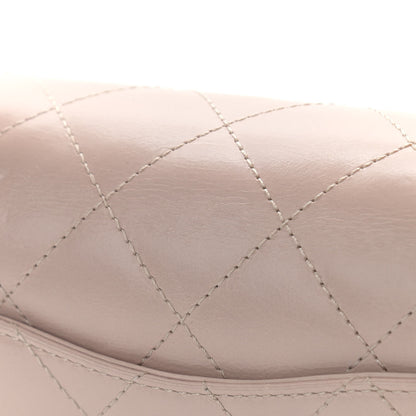 Chanel Glazed Calfskin Quilted Mini Straight Lined Flap Beige 10 of 16