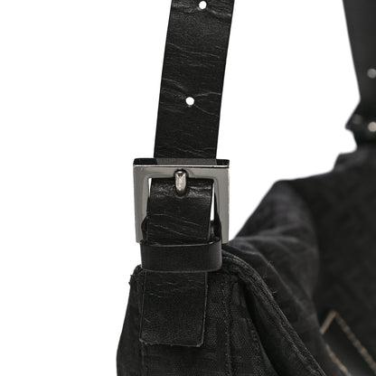 Fendi Zucchino Baguette Black 14 of 17