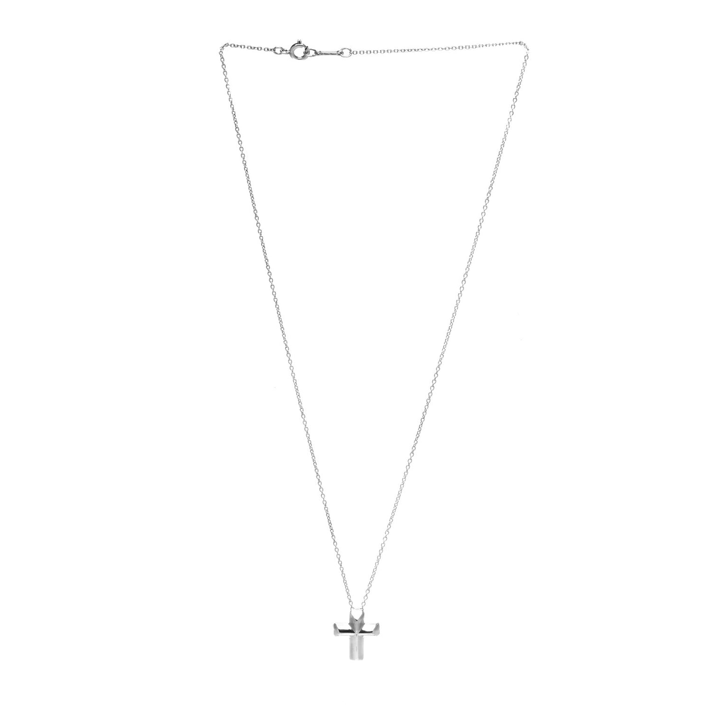 Sterling Silver Paloma Picasso Tenderness Cross Pendant Necklace