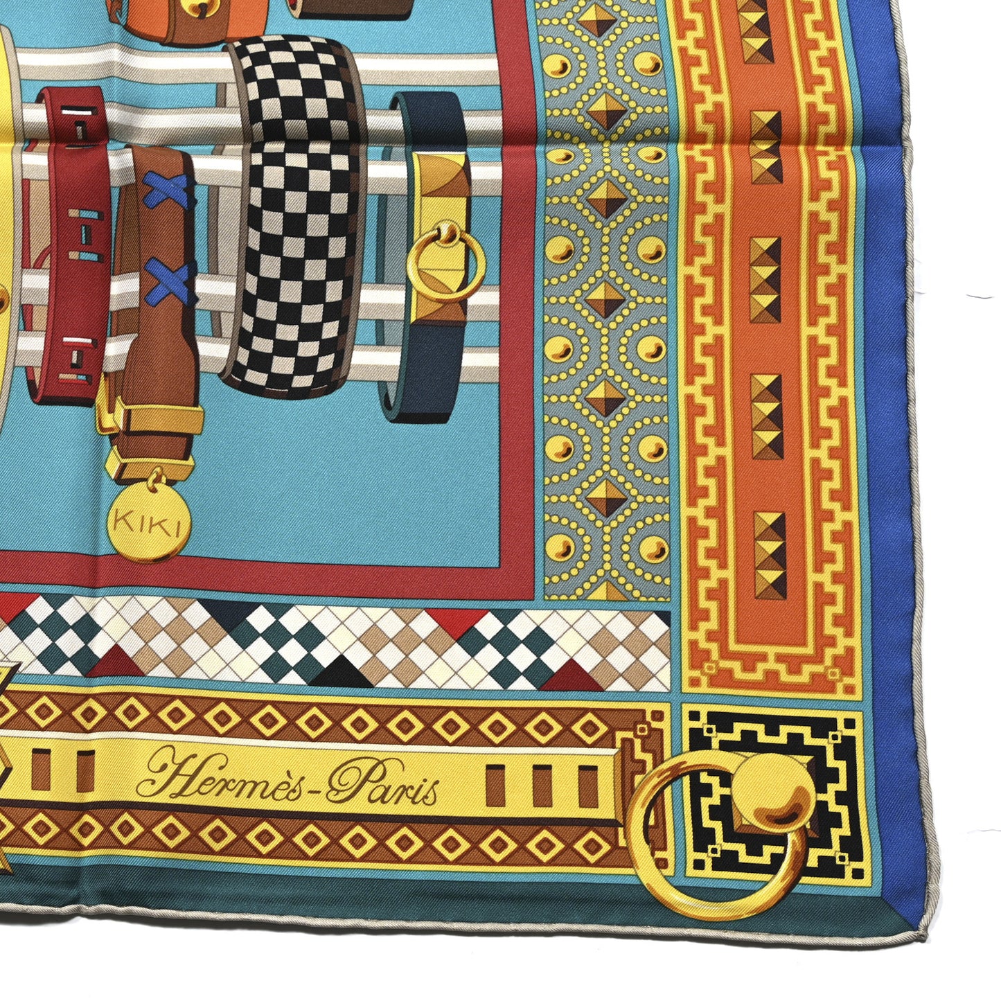 Silk Colliers de Chiens Scarf 90