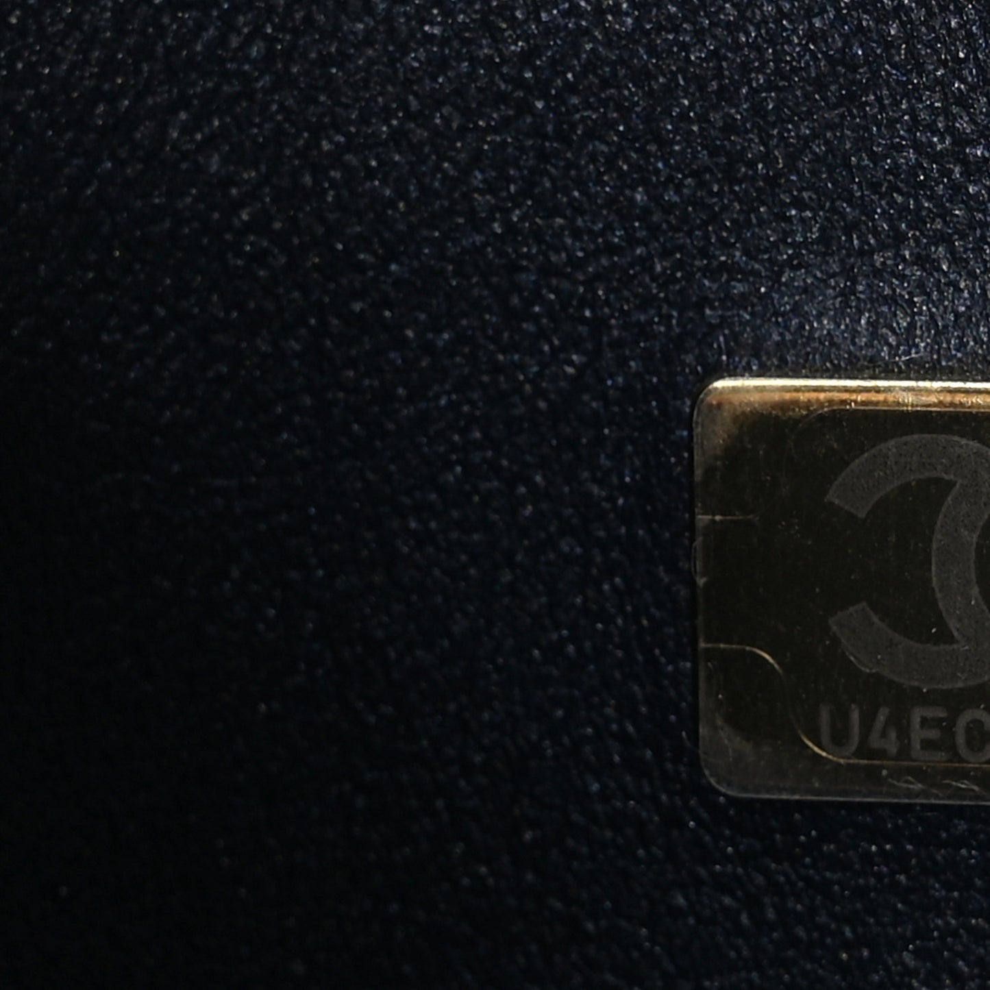 Metallic Lambskin Quilted Small Double Flap Blue