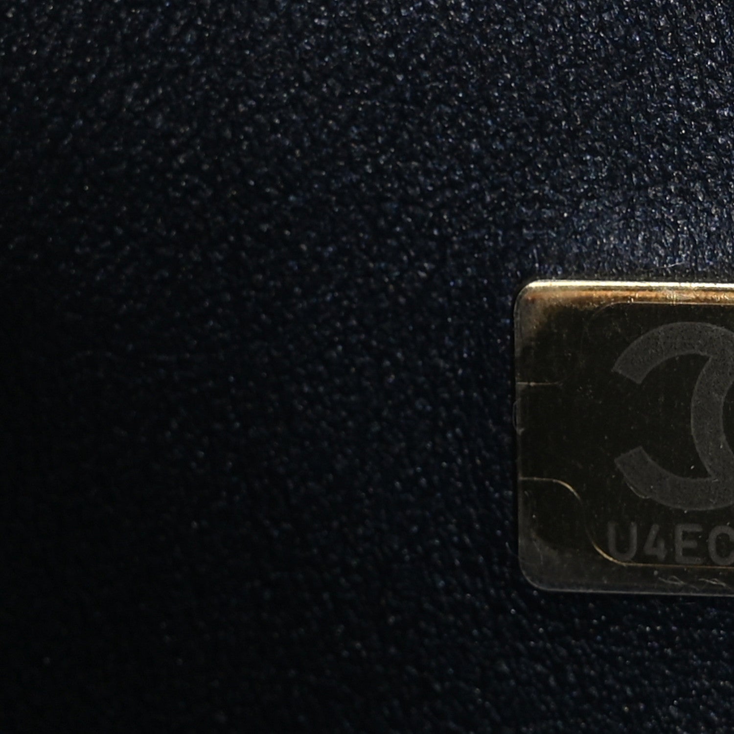 Chanel Metallic Lambskin Quilted Small Double Flap Blue 6 of 9