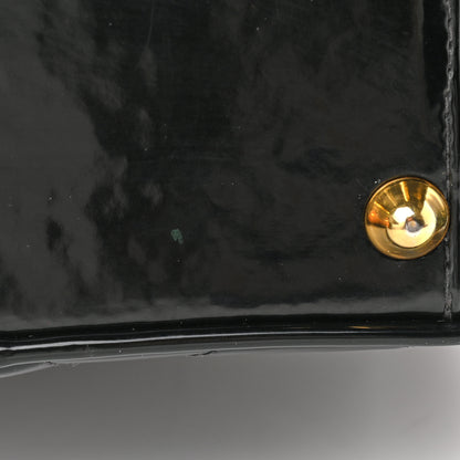 Chanel Patent Quilted Vanity Case Black 11 of 13