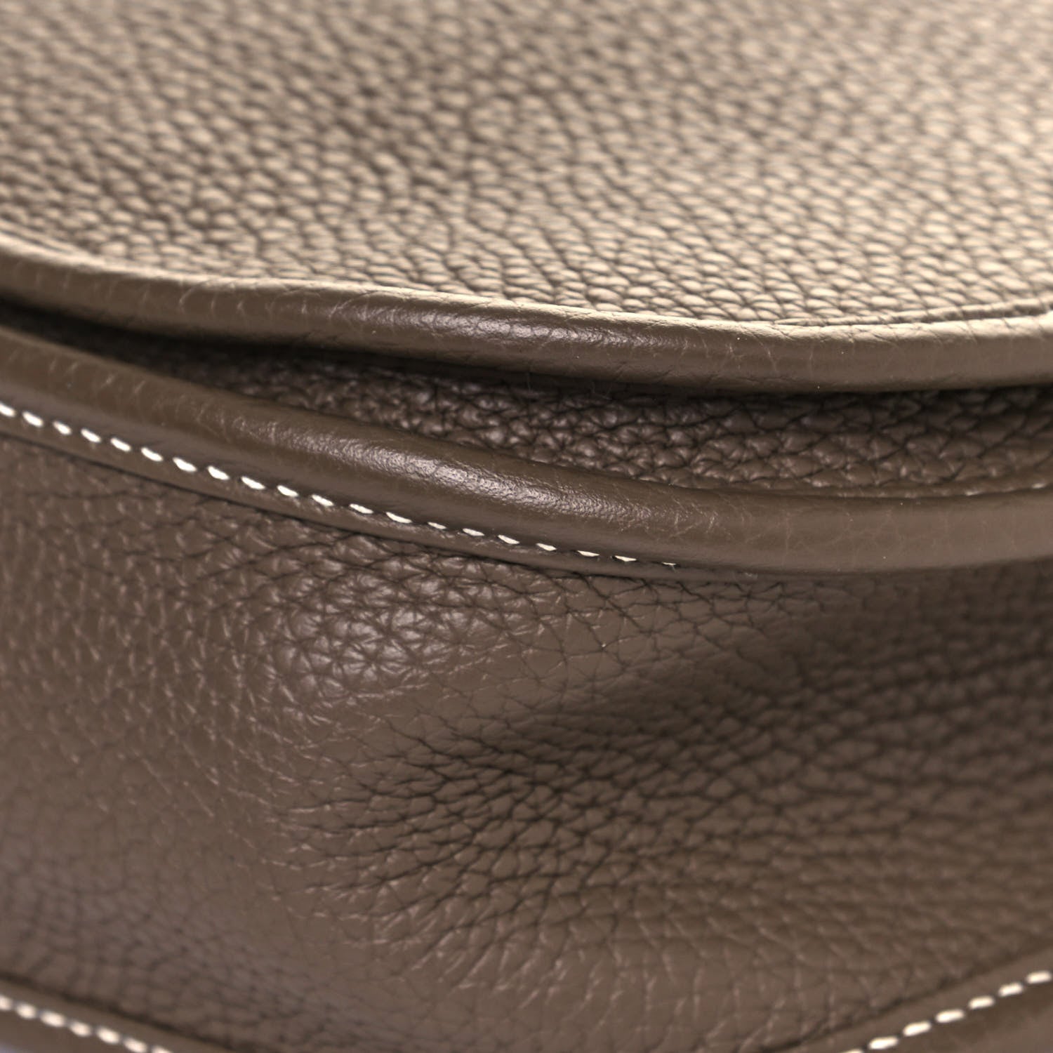 Hermes Taurillon Clemence Evelyne III PM Etoupe 10 of 11