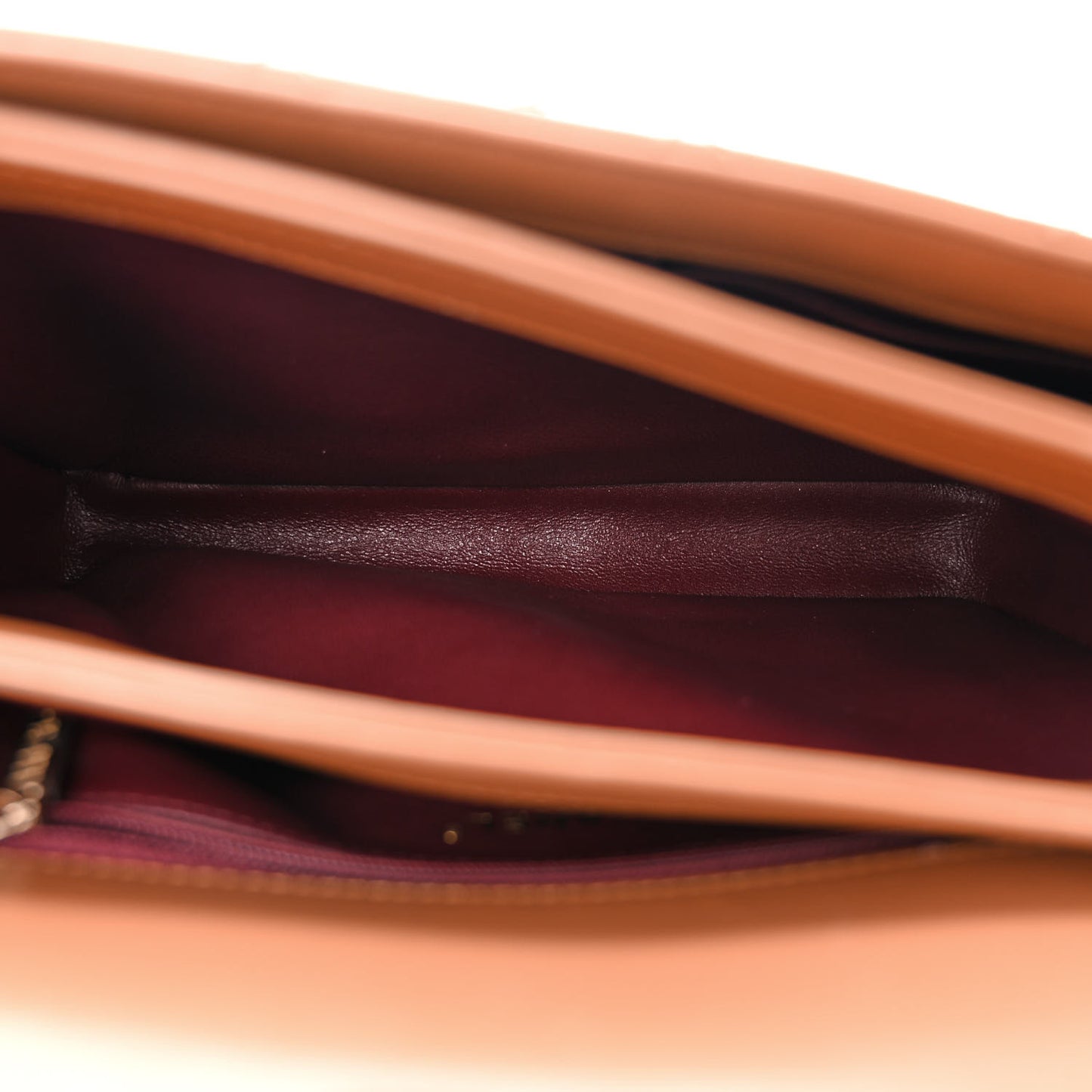 Lambskin Quilted Small Trendy CC Dual Handle Flap Bag Camel