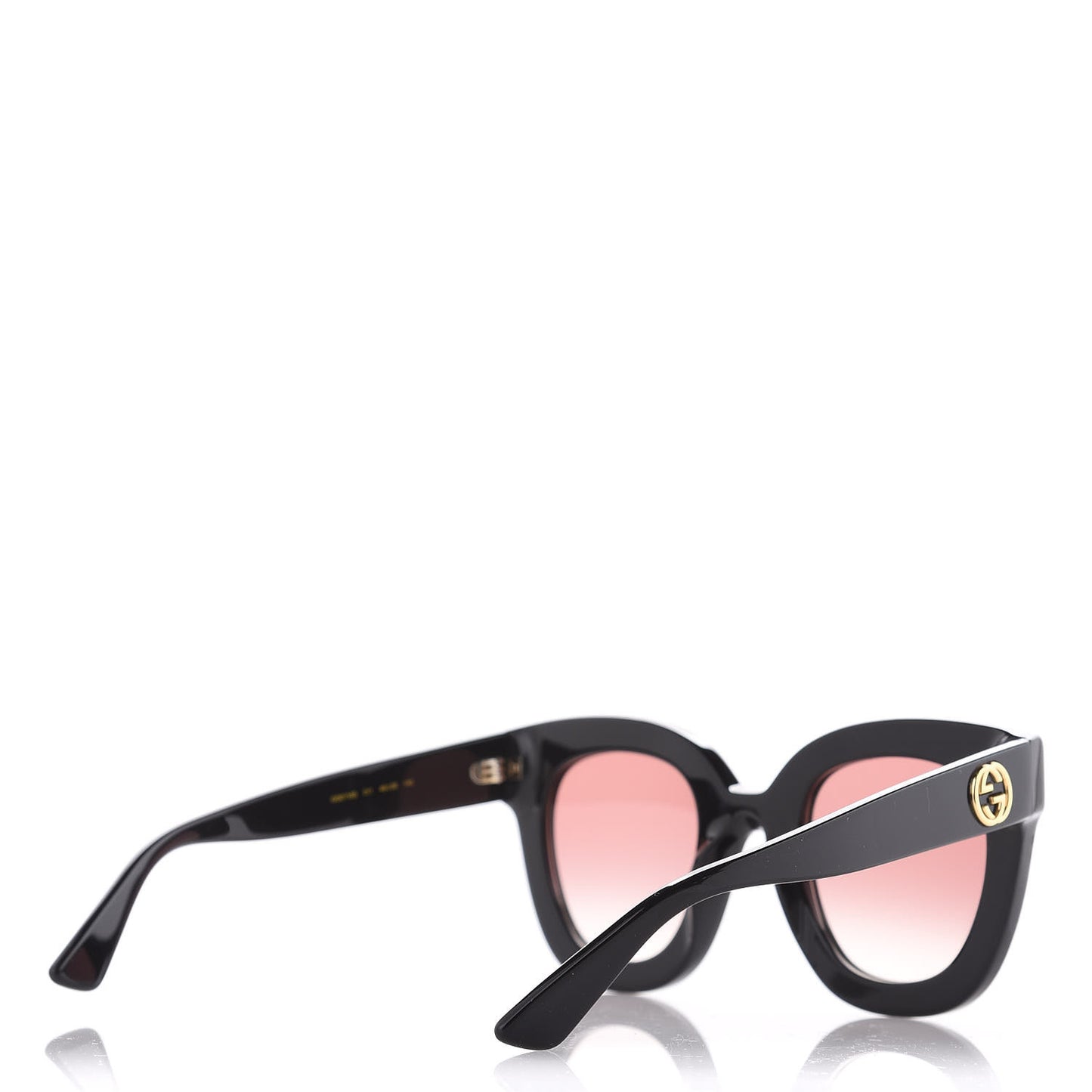 Acetate Stars Cat Eye Sunglasses GG0116S Black