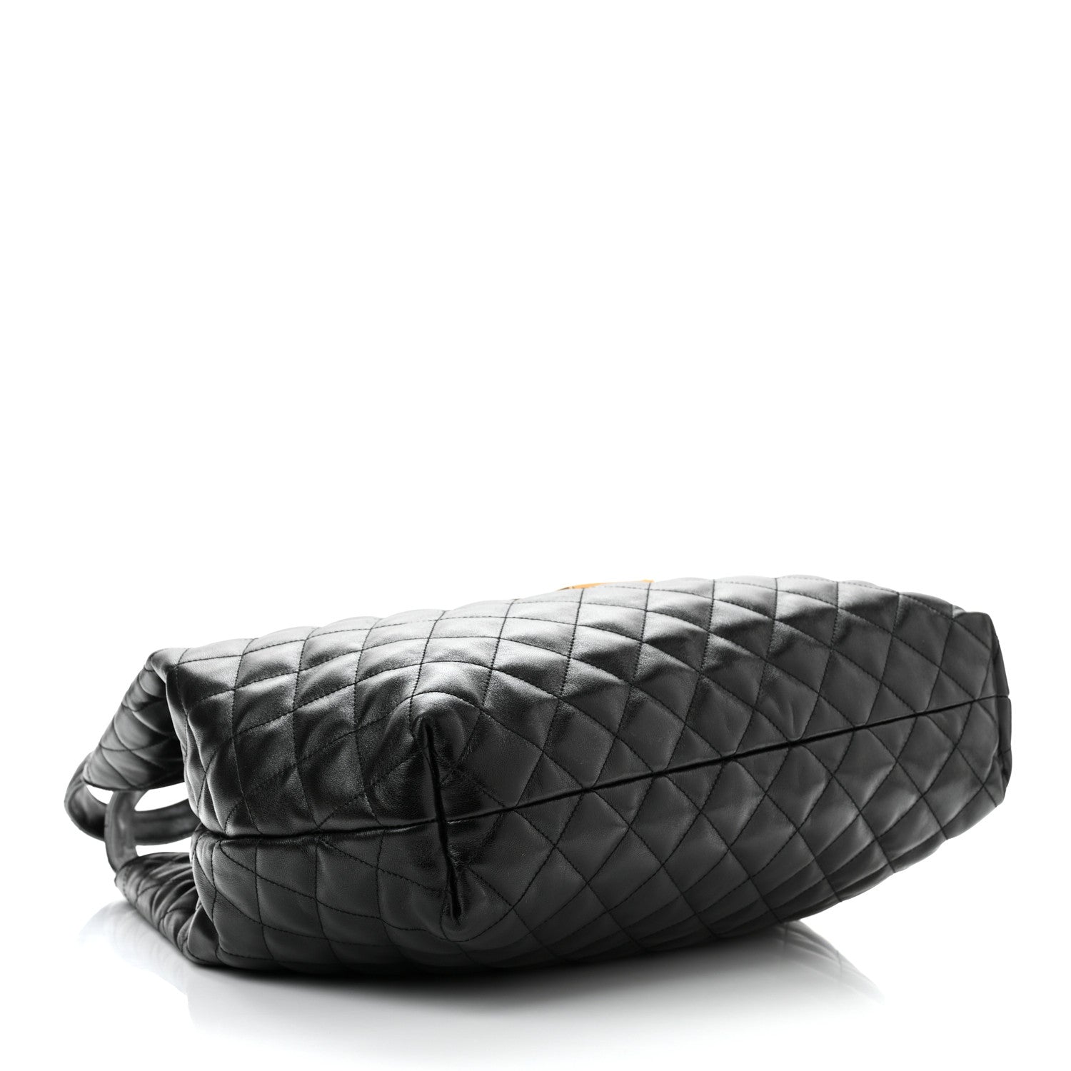 Saint Laurent Lambskin Quilted Maxi Icare Shopping Tote Black 5 of 11