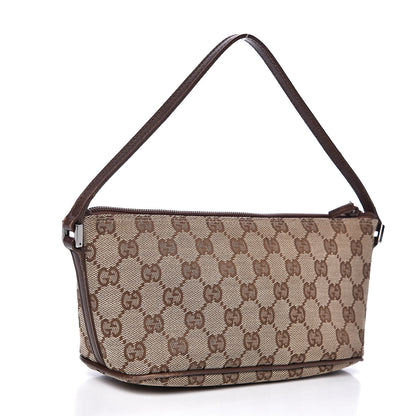 Gucci Monogram Boat Pochette Brown 2 of 10