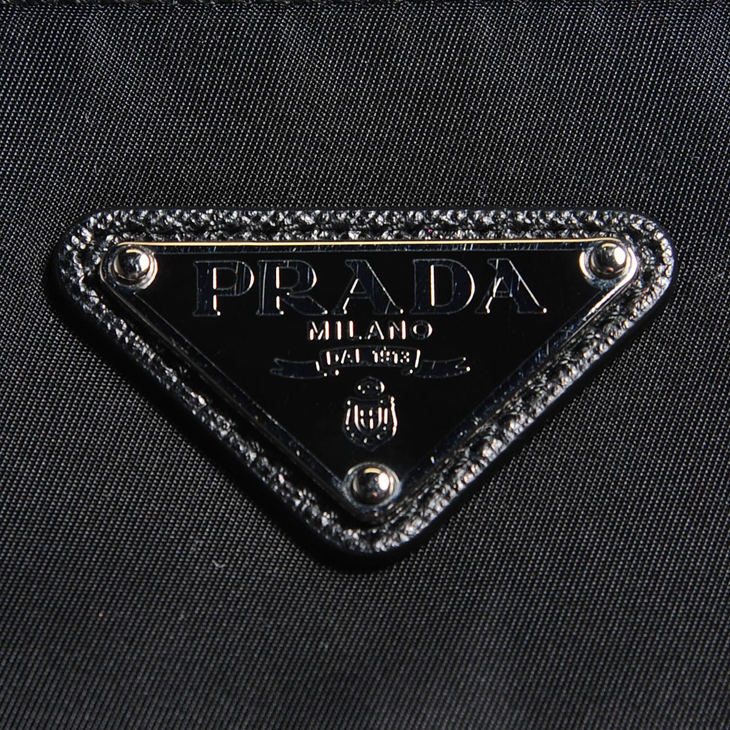 Prada Nylon Vela Baby Bag Black 8 of 11